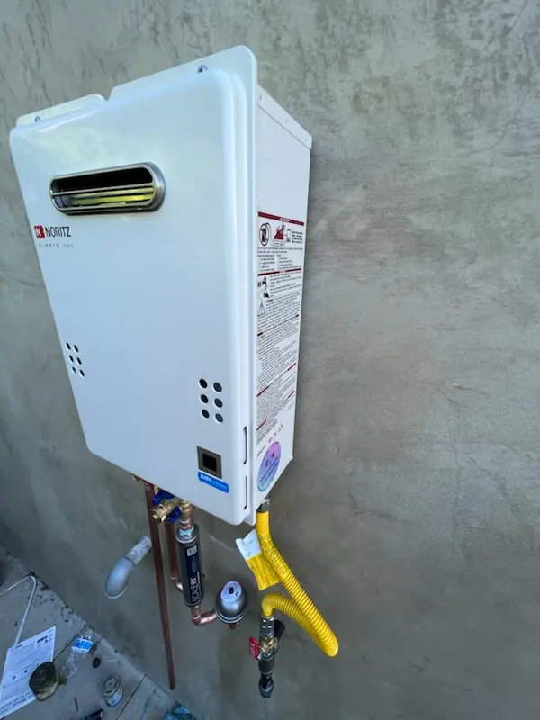Tankless water heater installation for Mead homes